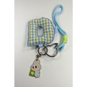 Popmart Labubu “The Monsters” Love Letter Pendant Pin – Letter D Plush Keychain